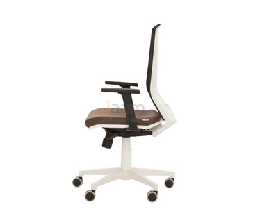 Кресло для персонала Лайт/П Ткань кат. 1 пластик белый без. подл./база пластик