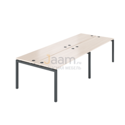 Мебель для персонала Бенч двойной на 4 рабочих места АМБ-004.60-4