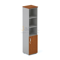 Мебель для персонала Стеллаж высокий узкий полузакрытый 405