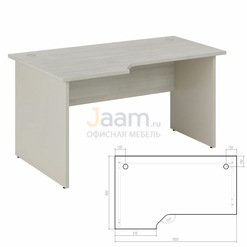 Мебель для персонала Стол эргономичный лев./прав. 150 New Line NLN36315521