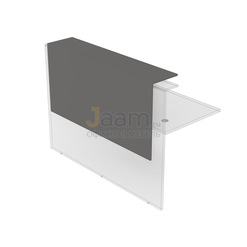 Стойка ресепшн Фартук прямой с подсветкой 1ПФ.004.1 2