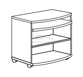 Мебель для гостиниц Мобильная тумба под TV R5220