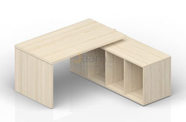 Кабинет руководителя Стол на сервисной тумбе правый NR160TSD