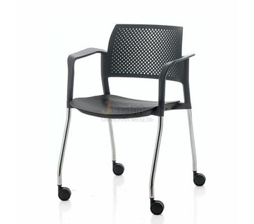 Офисный стул Макс/Р/П Ткань кат. 1 спинка пластик