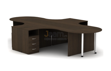 Мебель для персонала Комплект для четырех сотрудников с приставками