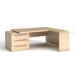 Кабинет руководителя Стол на опорной тумбе с приставкой 148 3550